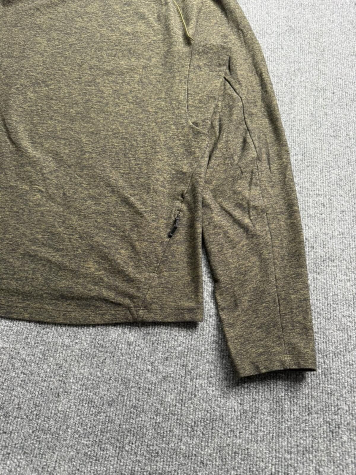 Lululemon Lululemon Surge Warm Long Sleeve Shirt Green Brown L Size US L / EU 52-54 / 3 - 3 Thumbnail