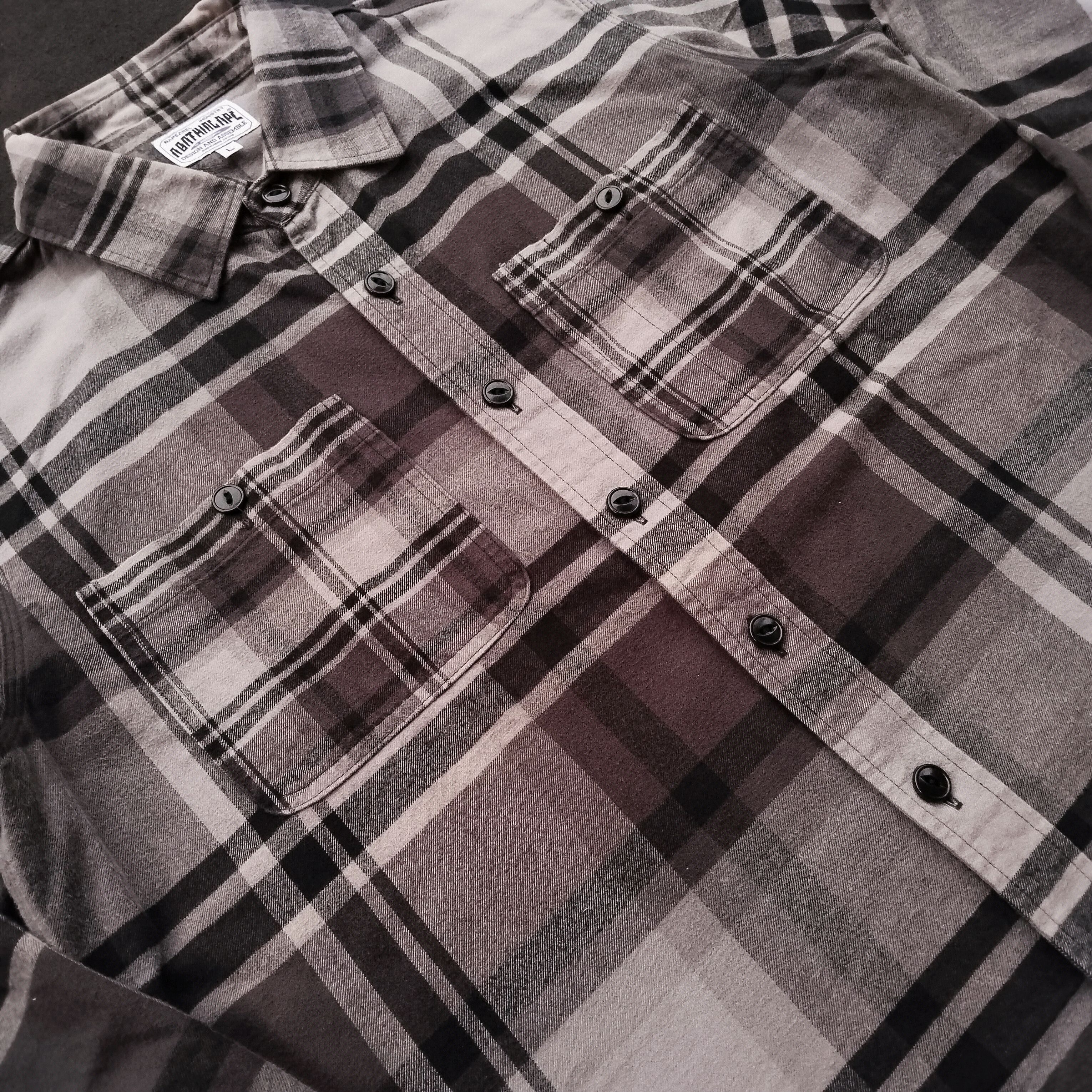 Bape 2012 Zoom Bape Check Flannel Shirt Size US L / EU 52-54 / 3 - 3 Thumbnail