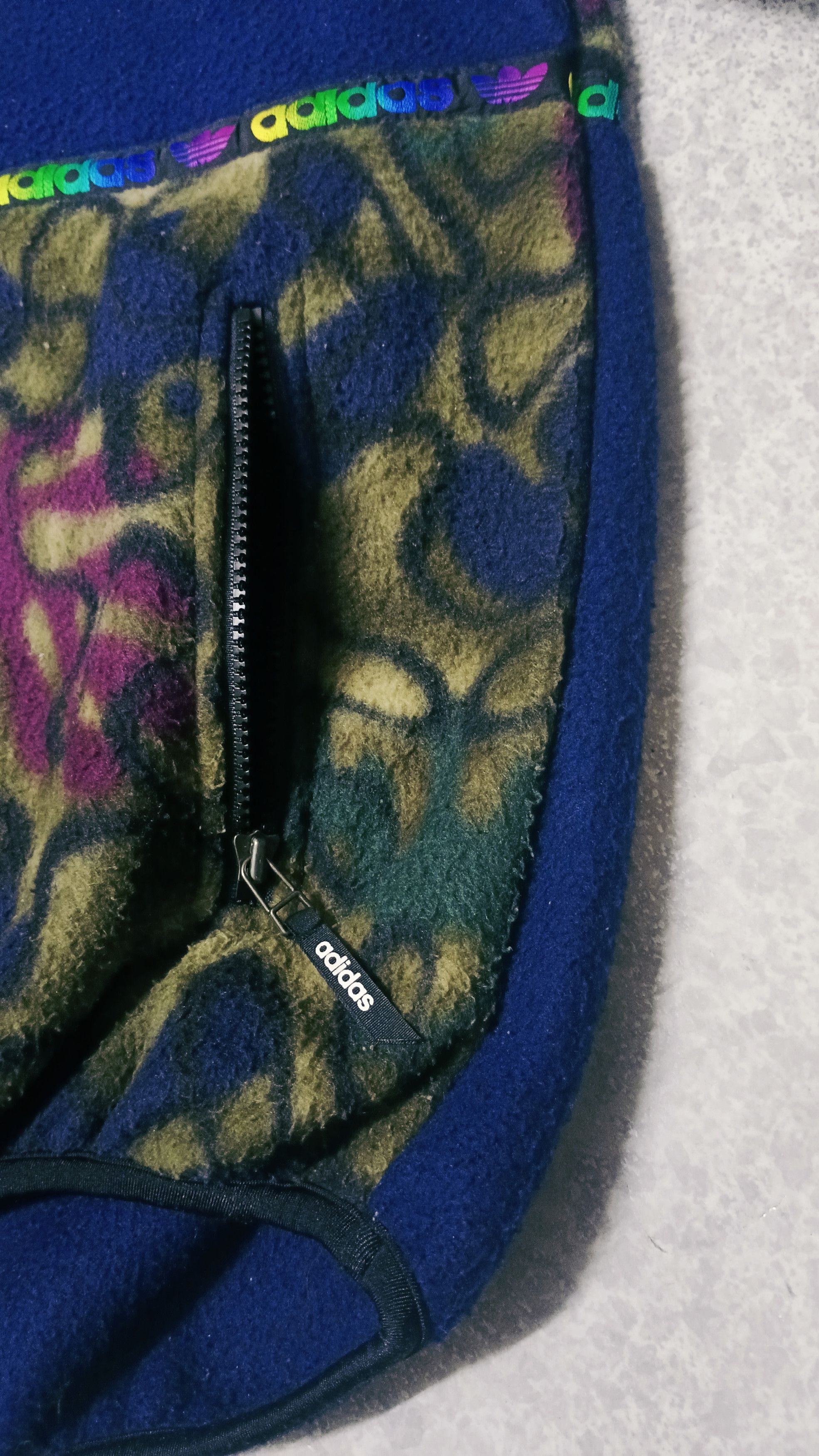 Adidas Vintage Adidas x Descente Half Zipper Fleece Sweatet Size US L / EU 52-54 / 3 - 5 Thumbnail