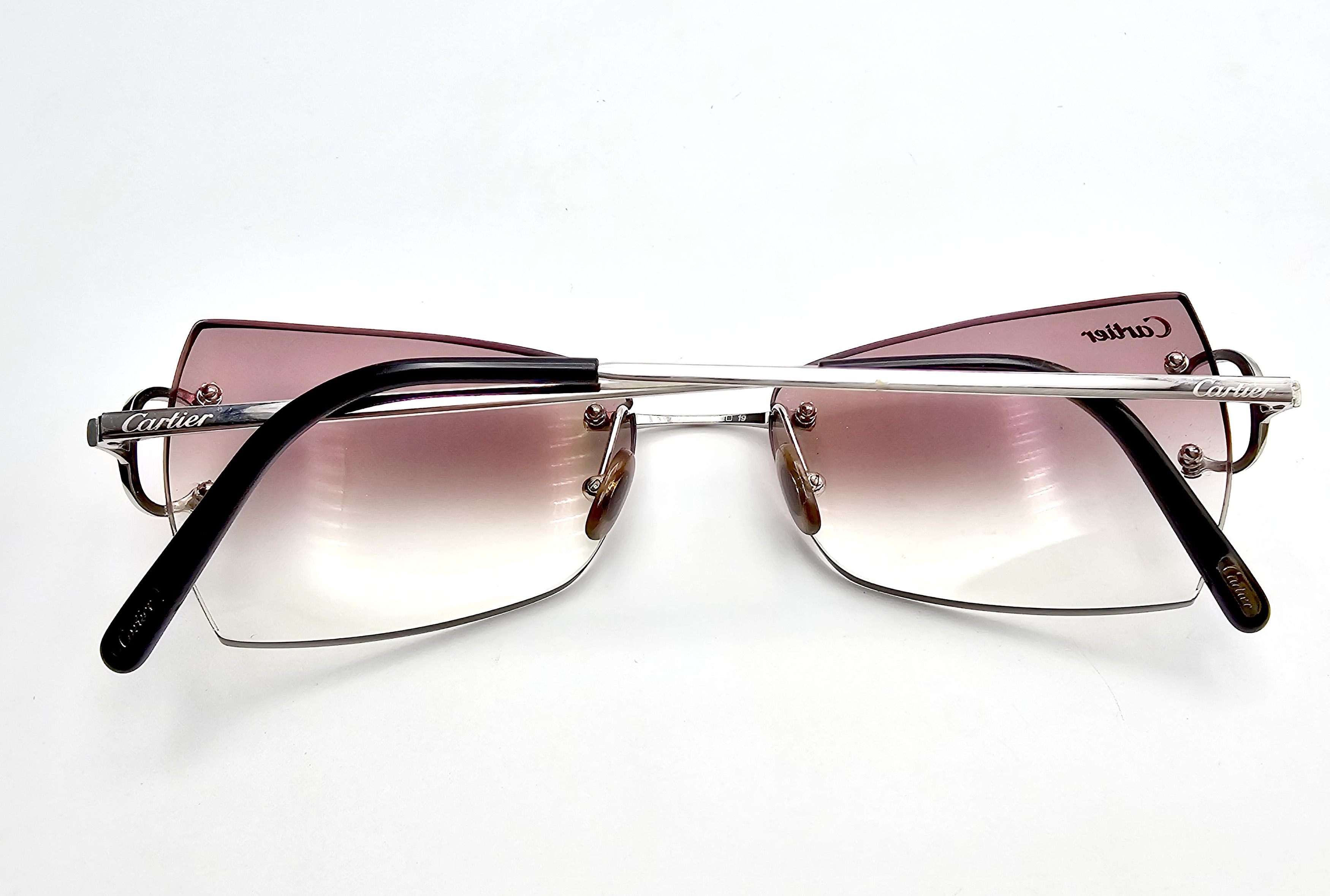 Cartier Cartier Big C Occhiali Silver Sunglasses Size ONE SIZE - 4 Thumbnail
