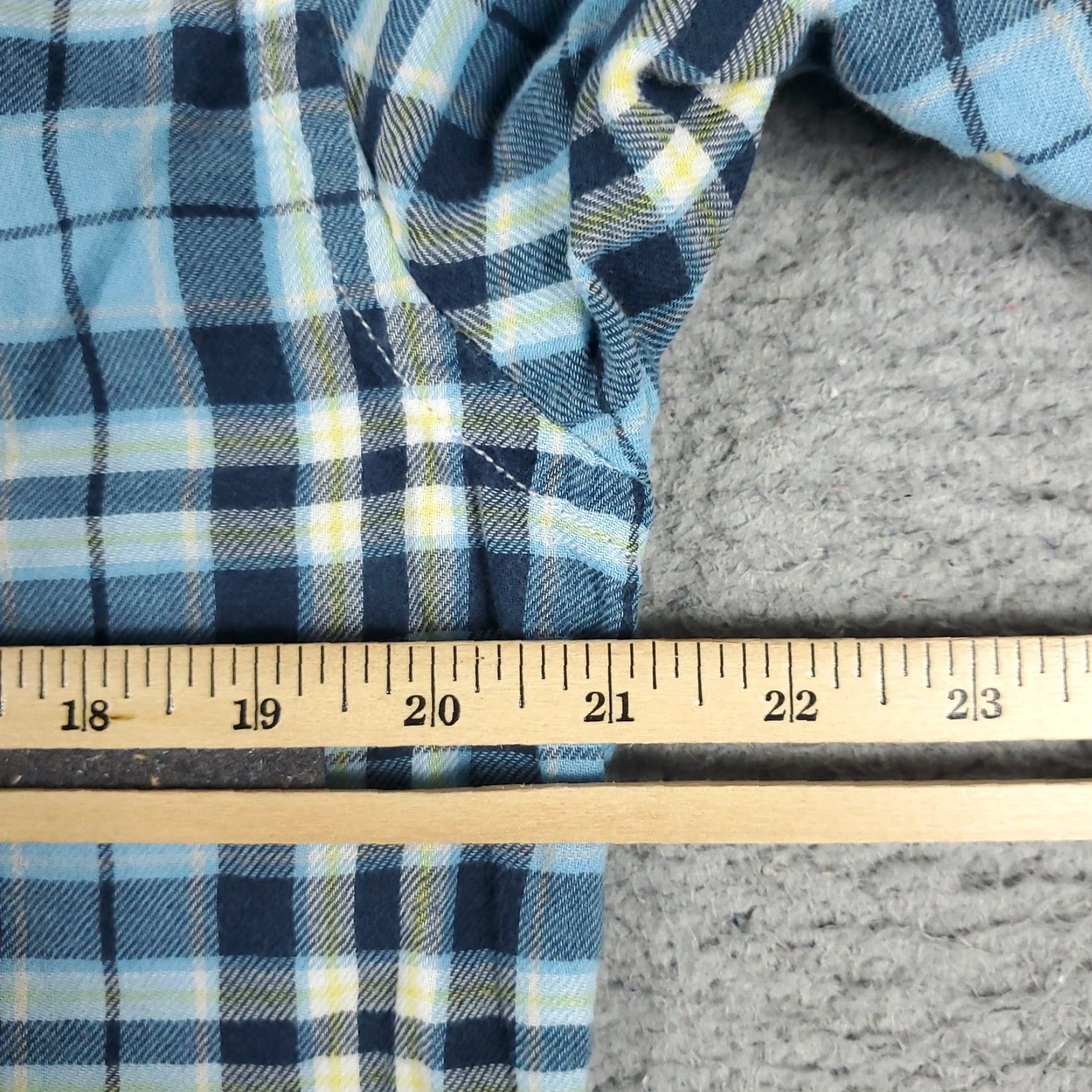 American Eagle Outfitters American Eagle Shirt Mens Medium Blue Plaid Button Up Long Sleeve Casual Size US M / EU 48-50 / 2 - 7 Thumbnail