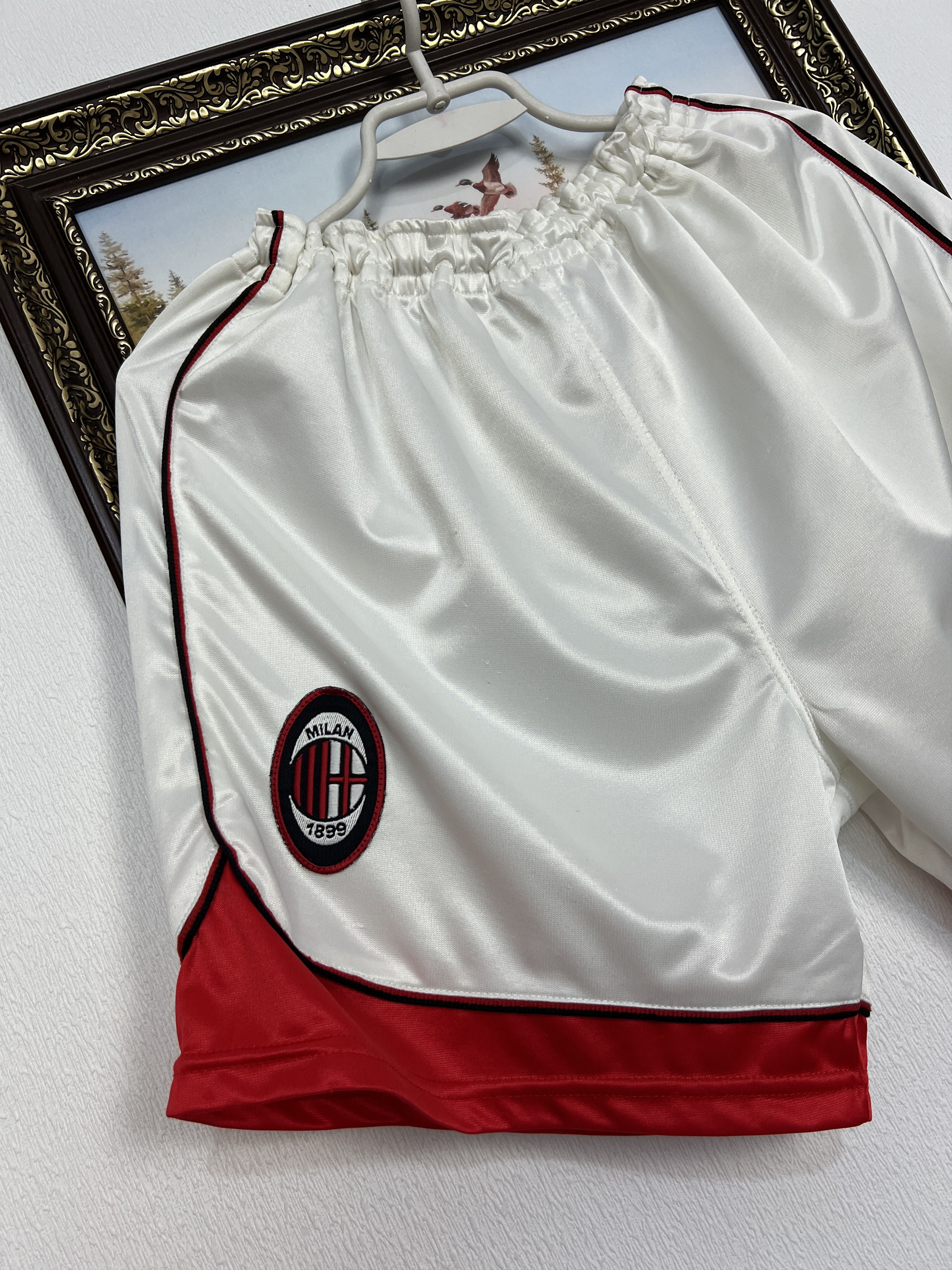 Lotto Sport Vintage 90's Lotto AC Milan Football Shorts Athletic Soccer Size US 34 / EU 50 - 3 Thumbnail