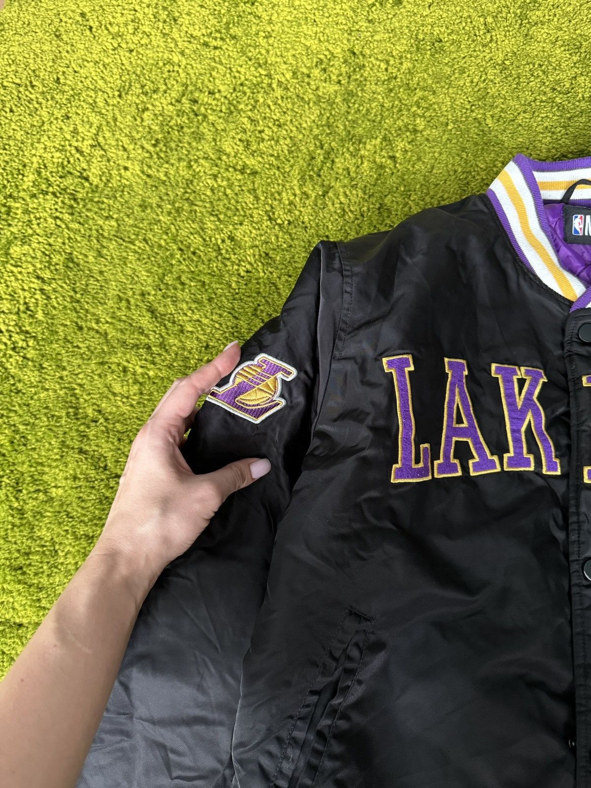 NBA NBA Lakers official varsity bomber jacket Size US M / EU 48-50 / 2 - 5 Thumbnail