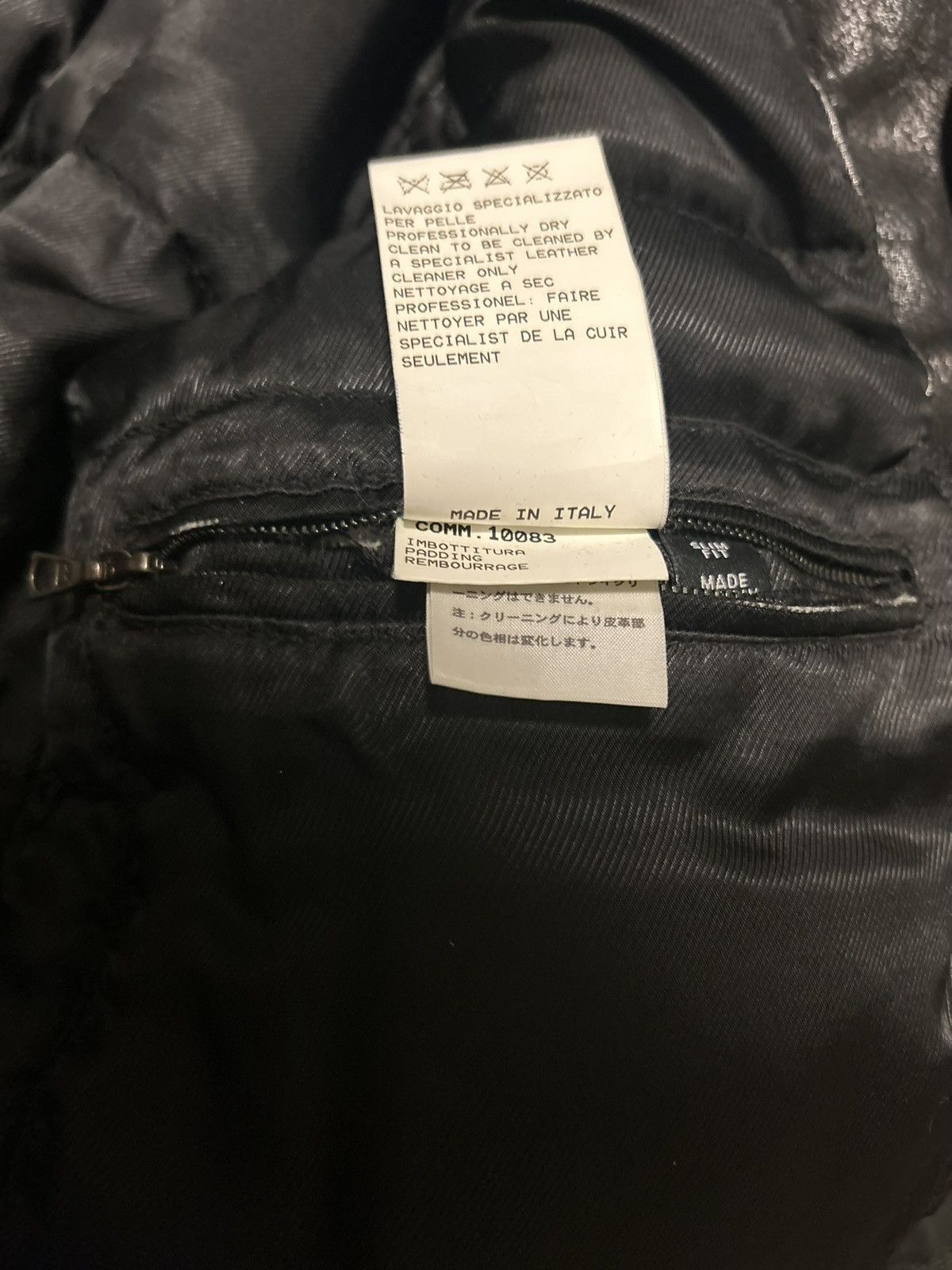 Neil Barrett AW09 Neil Barett waxed leather jacket Size US S / EU 44-46 / 1 - 6 Thumbnail