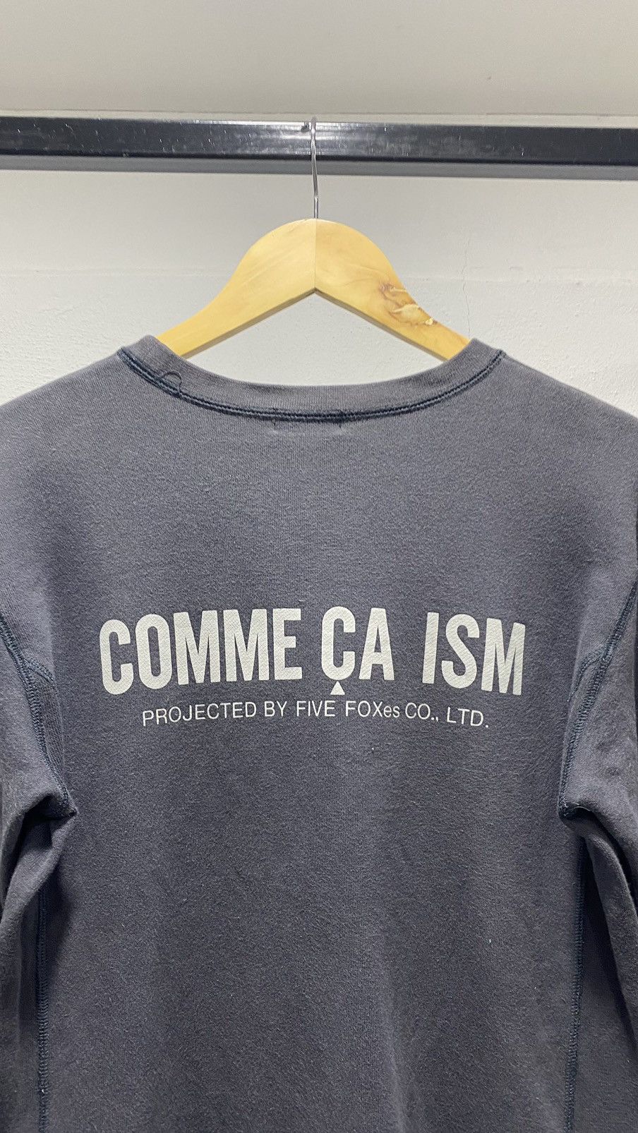 Comme Ca Ism × Japanese Brand × Vintage 🚨FINAL DROP🚨 Comme Ca Ism Spellout Backhit Sweater 80s Size US S / EU 44-46 / 1 - 9 Thumbnail