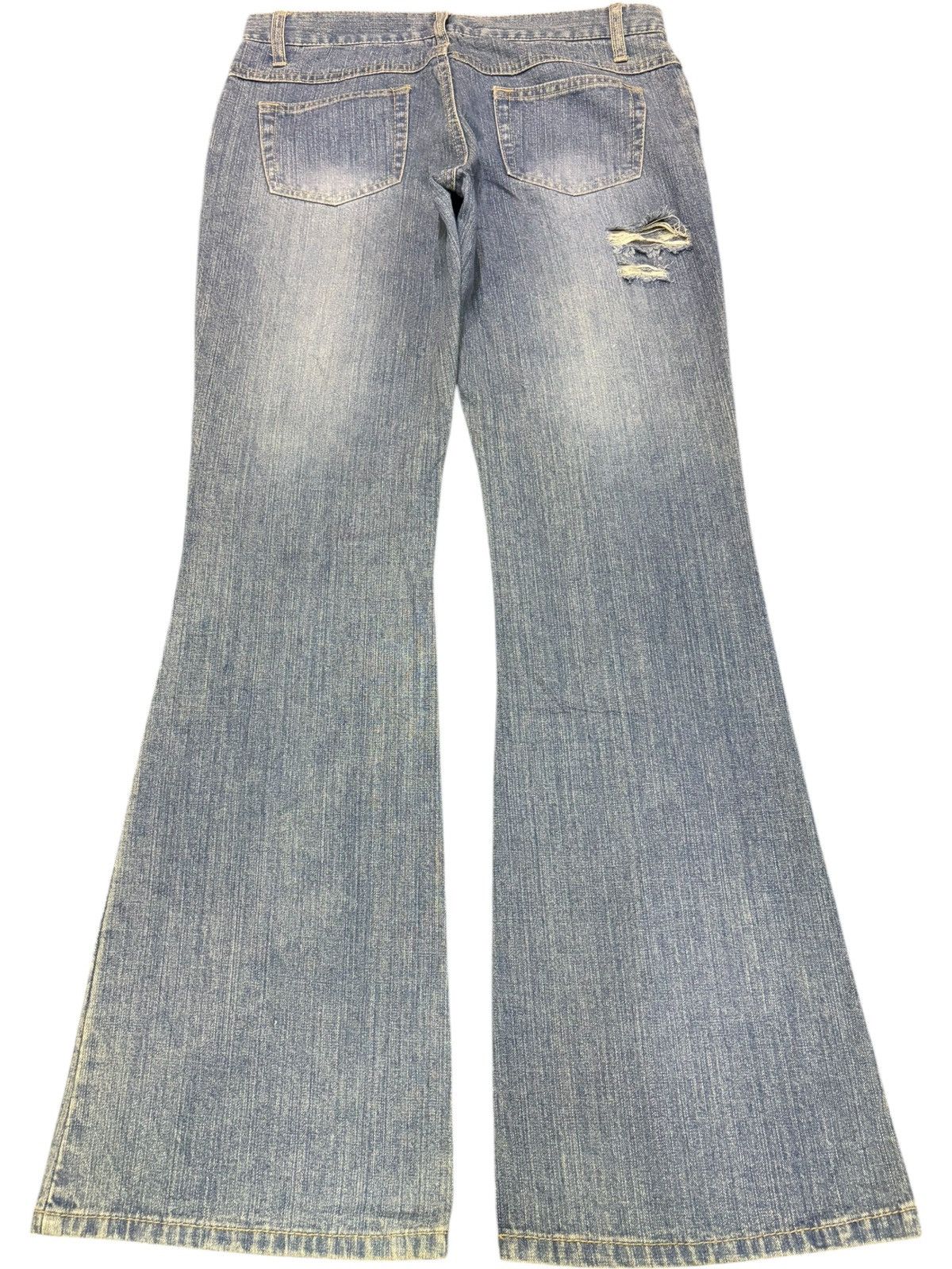 Hysteric Glamour Vintage Japanese Brand Distressed Flare Jeans Size 30" / US 8 / IT 44 - 2 Thumbnail