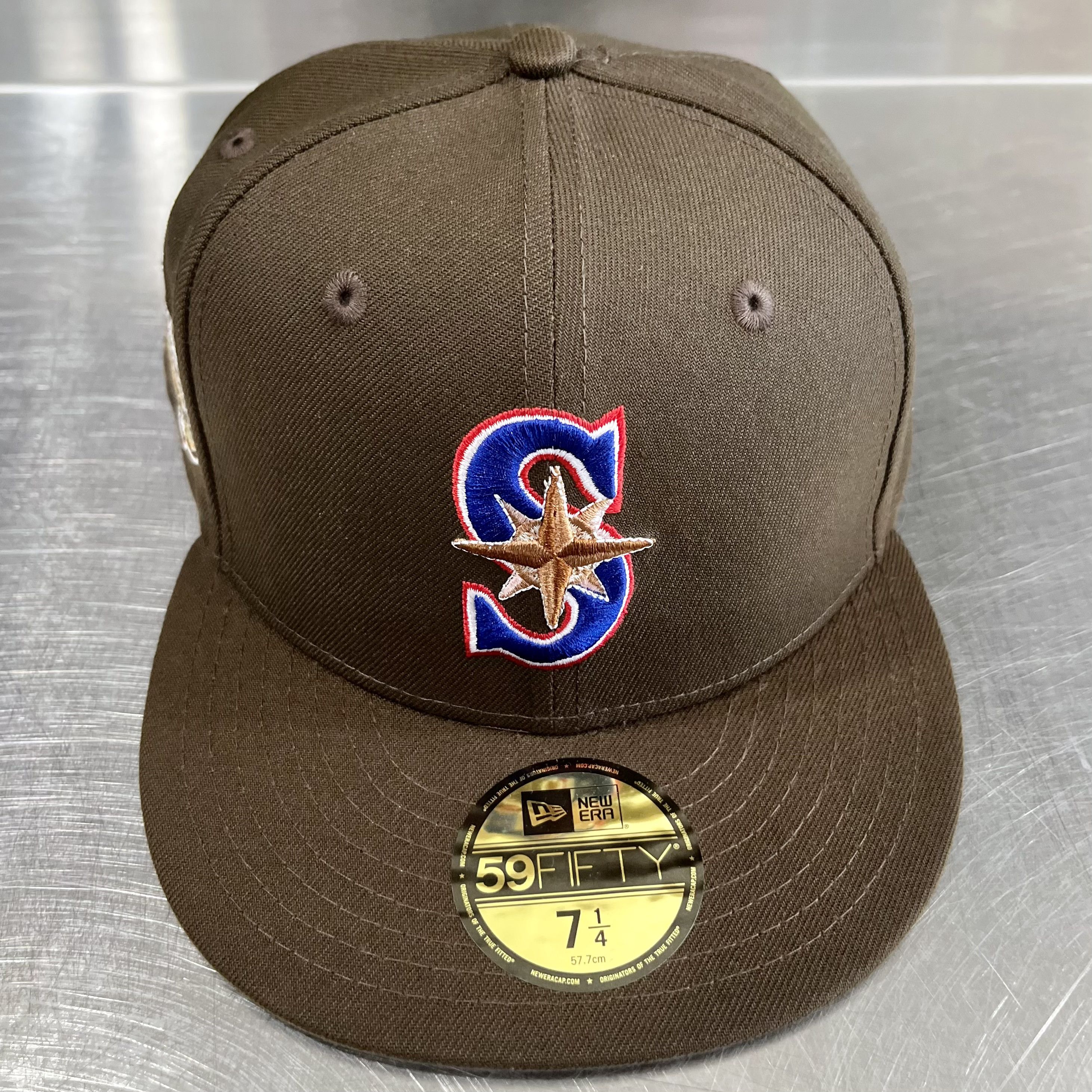 Hat Club × MyFitteds × New Era Seattle Mariners Snickers 2001 ASG Patch MyFitteds Hat 7 1/4 Size ONE SIZE - 2 Thumbnail