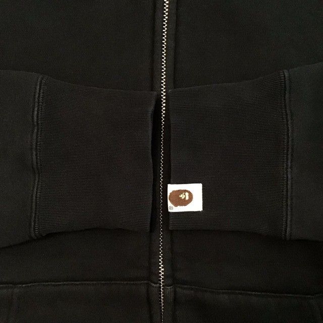 Bape BAPE LOGO flag check full zip hoodie a bathing ape Size US S / EU 44-46 / 1 - 7 Thumbnail