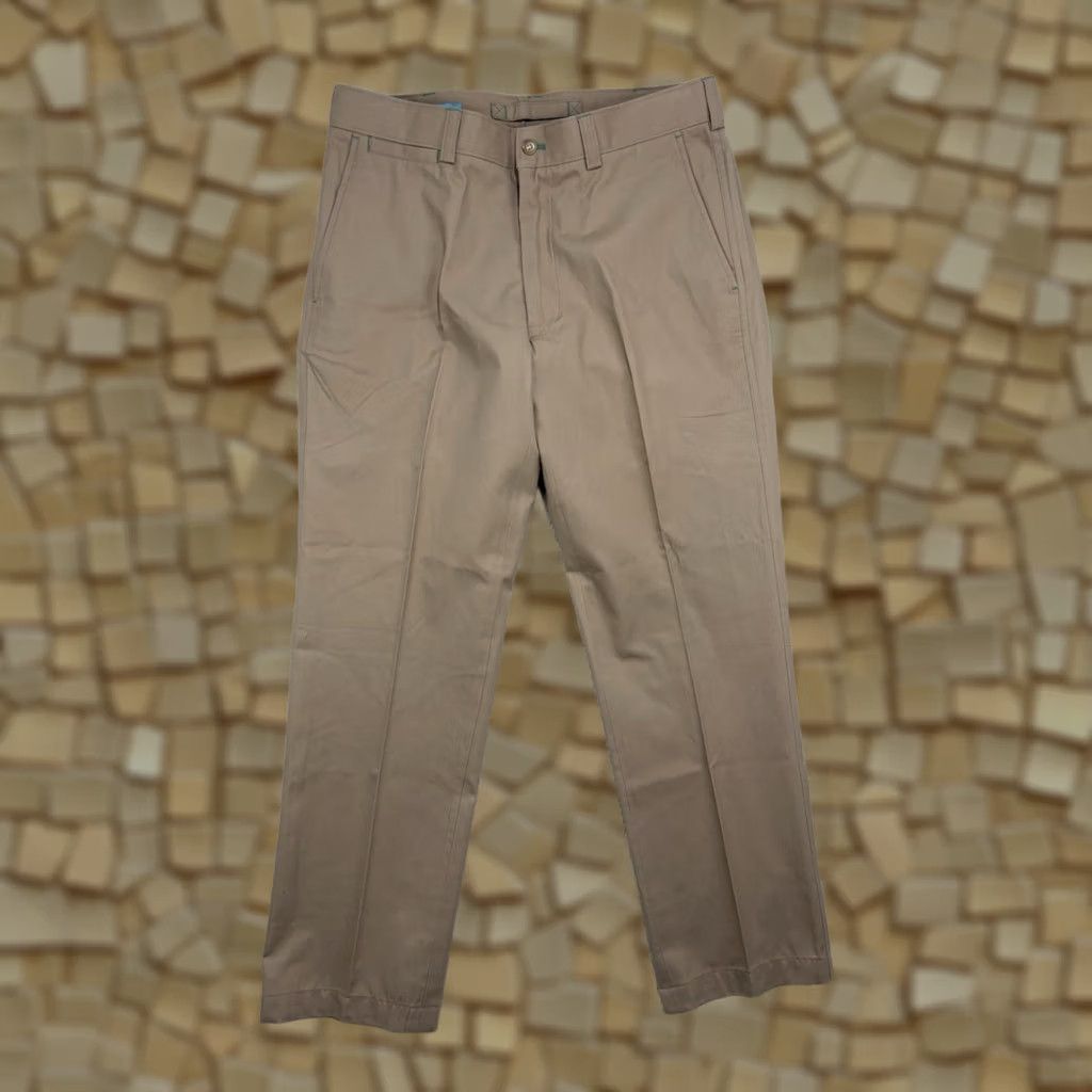 J.McLaughlin J. McLaughlin Men’s Chino Pants Flat Front Straight Leg Beige 33 Regular Inseam 29 Men Pants Size US 33 - 1 Thumbnail
