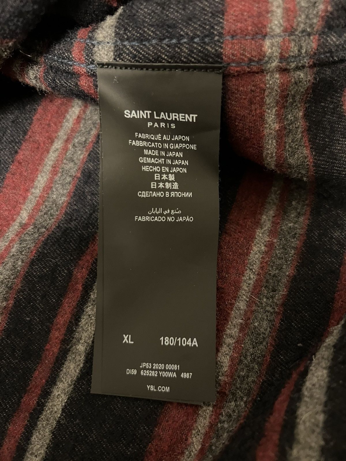 Saint Laurent Paris Saint Laurent 2020 Denim Jacket Size US XL / EU 56 / 4 - 4 Thumbnail