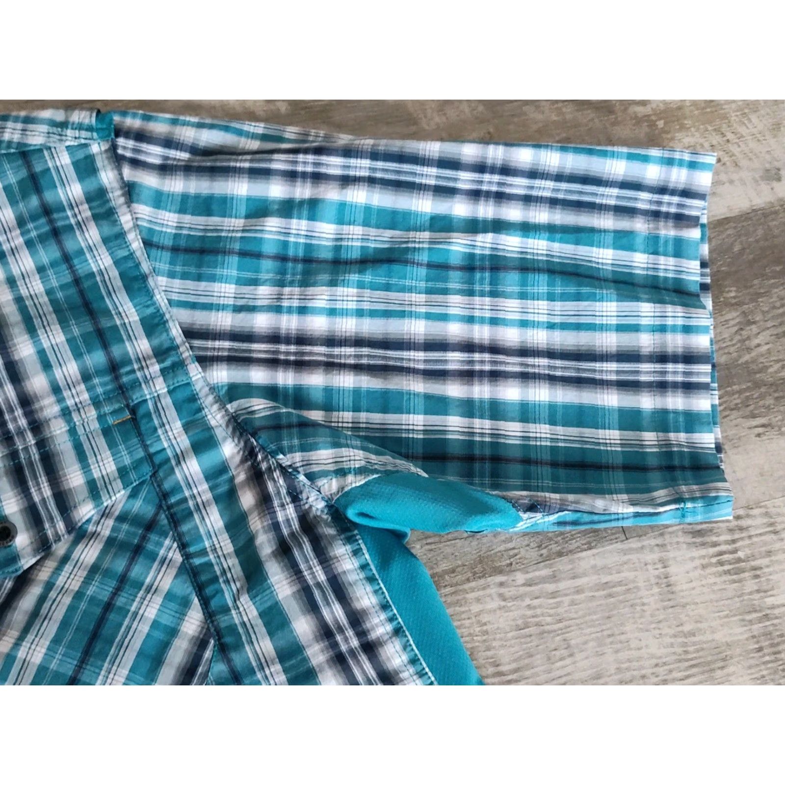 Ariat Ariat Rebar Button-Up Shirt Mens L Tall Plaid Multicolor Pocket Breathable EUC! Size US L / EU 52-54 / 3 - 5 Thumbnail