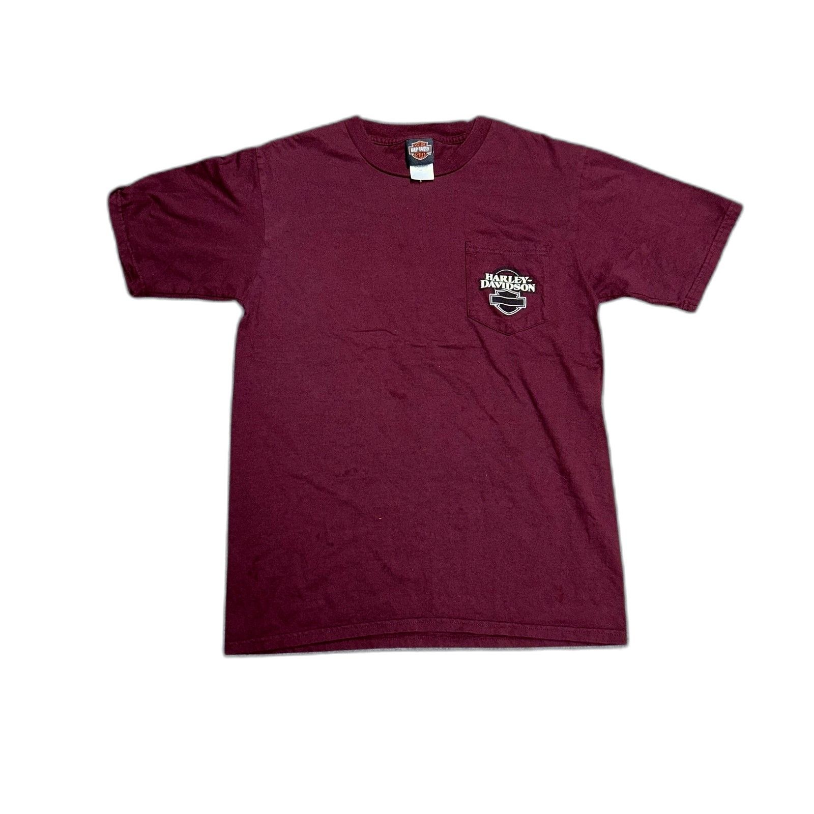 Vintage Harley Davidson Burgundy Shirt XL Size US XL / EU 56 / 4 - 3 Thumbnail