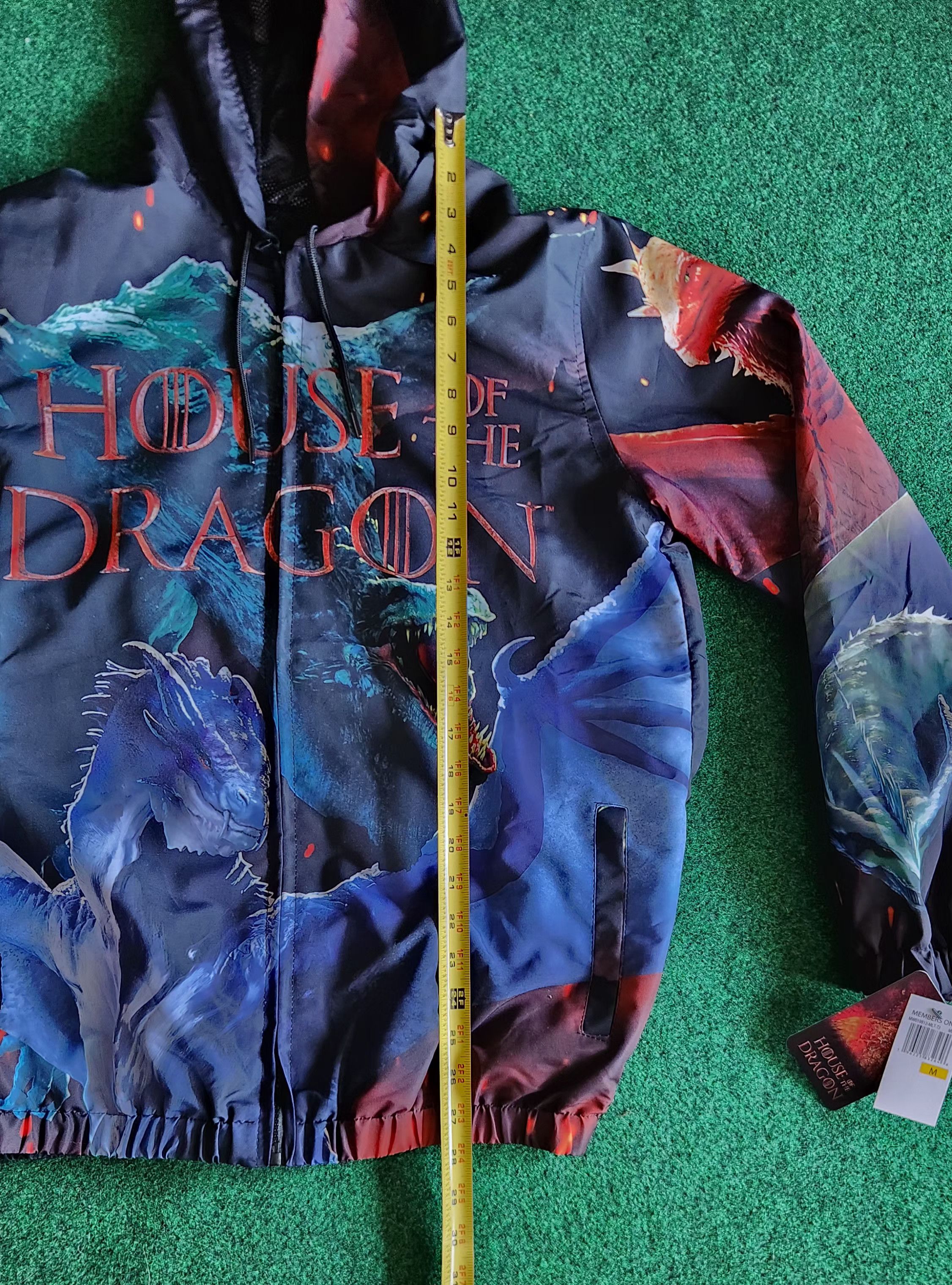 Members Only HBO Game of Thrones House of the Dragon Windbreaker Medium Size US M / EU 48-50 / 2 - 9 Thumbnail