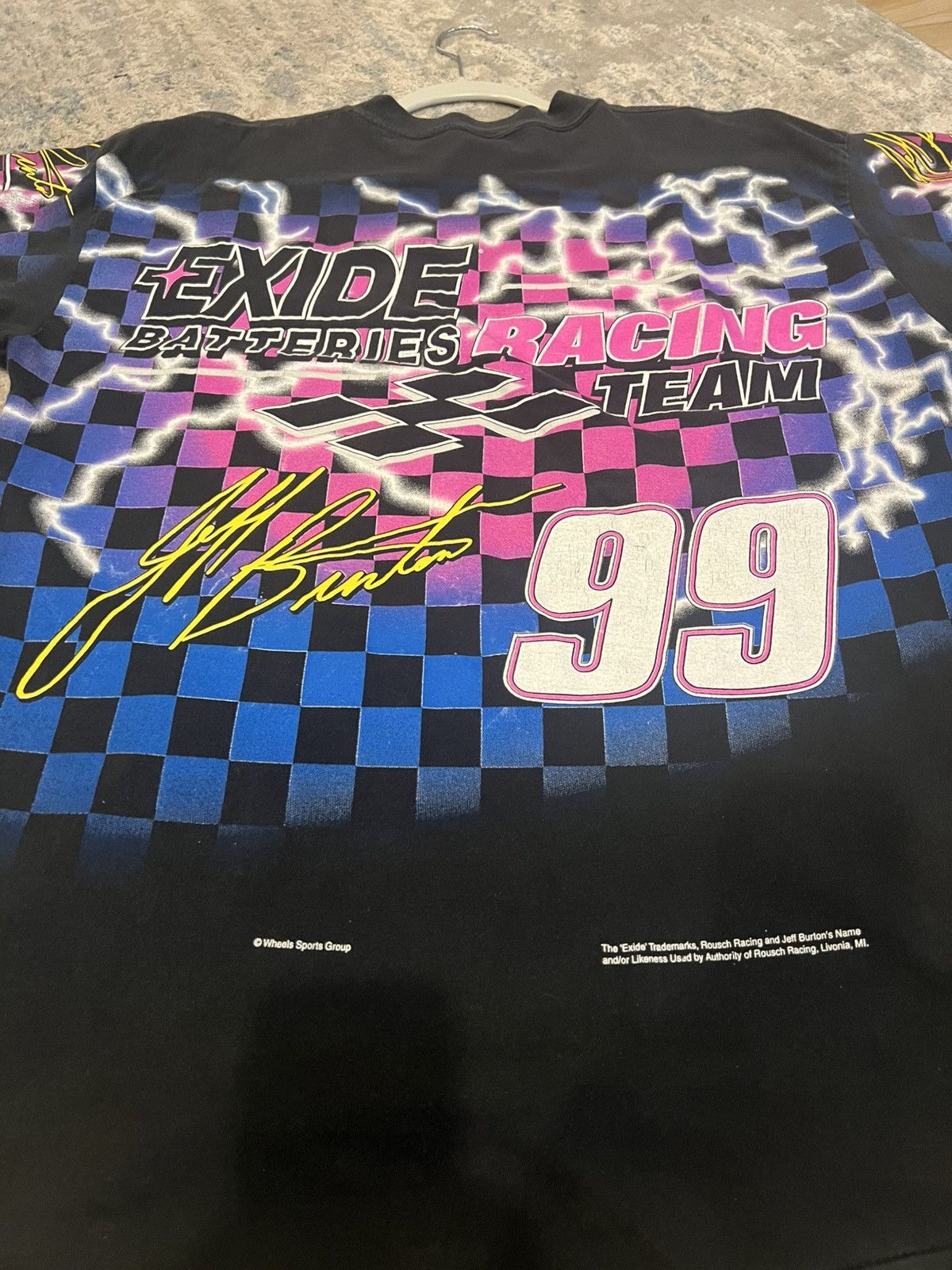 Other Jeff Burton Race Car Tshirt Size US XL / EU 56 / 4 - 6 Thumbnail