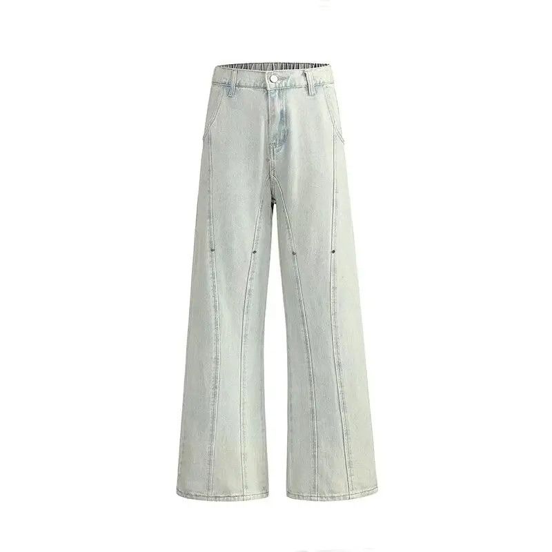 Japanese Brand Retro loose high street straight leg jeans Size US 32 / EU 48 - 6 Thumbnail