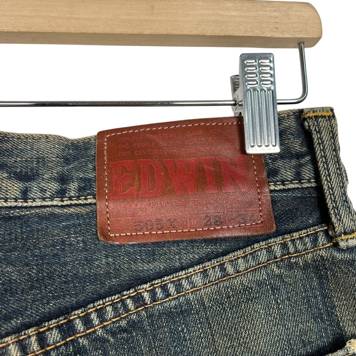 Edwin Vintage Edwin Distressed Selvedge Denim Jeans Size US 28 / EU 44 - 16 Thumbnail