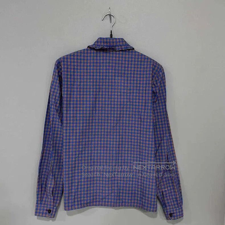 Miu Miu Striped Shirt with Lace Collar by MIU MIU. Size US M / EU 48-50 / 2 - 3 Thumbnail