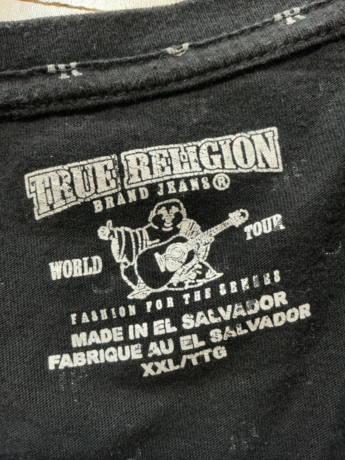 True Religion True Religion All Over Print Monogram Black S/S T-Shirt Size US XXL / EU 58 / 5 - 6 Thumbnail