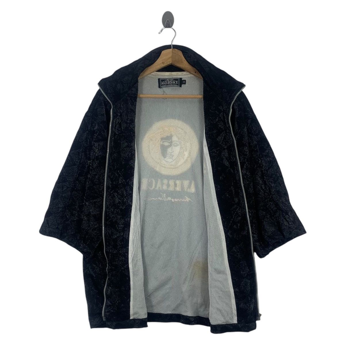 Vintage Vintage ALFREDO VERSACE ITALY Medusa Jacket Fleece Size M / US 6-8 / IT 42-44 - 3 Thumbnail