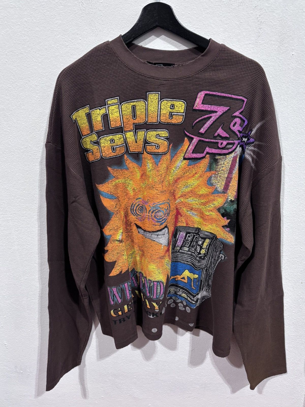 TRIPLE SEVENS Triple Sevens Weekend Getaway Waffle Knit Brown Size US S / EU 44-46 / 1 - 1 Thumbnail