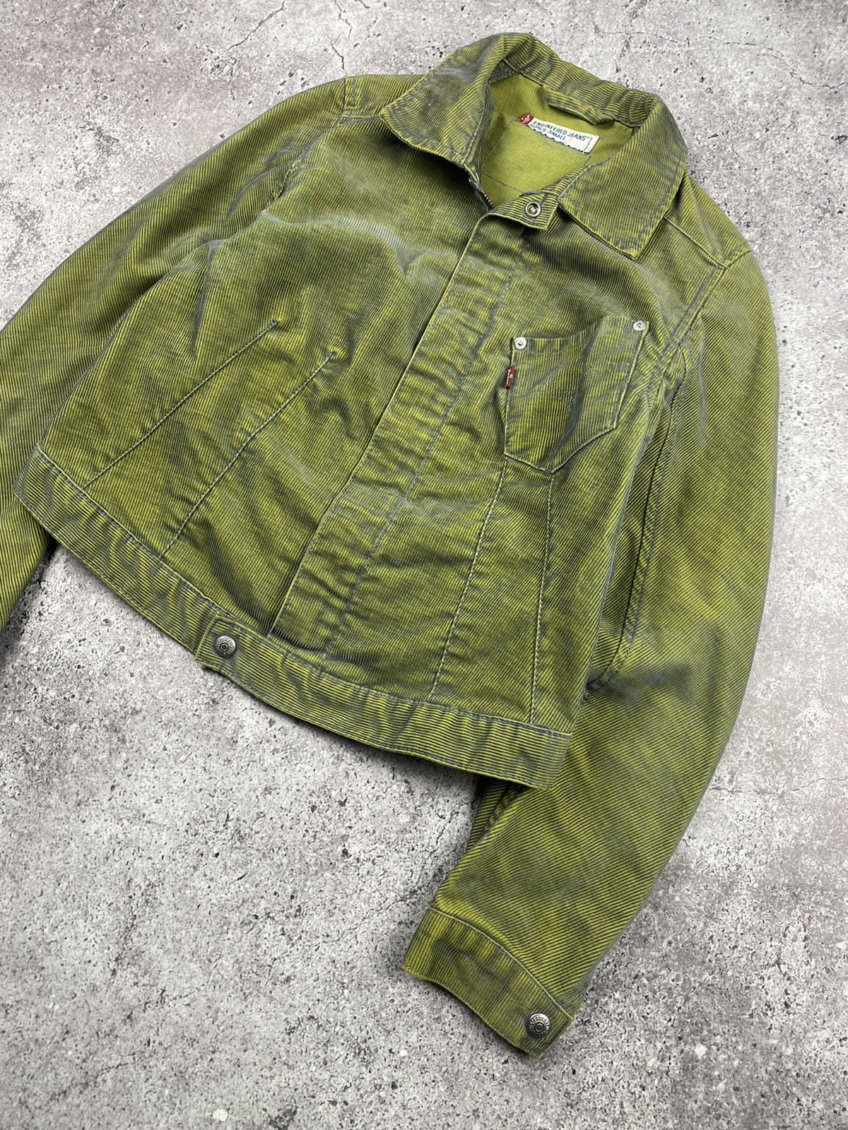 Levi's VINTAGE LEVIS TOXIC CORDUROY POCKET JACKET VERY RARE ARCHIVE Size S / US 4 / IT 40 - 2 Thumbnail
