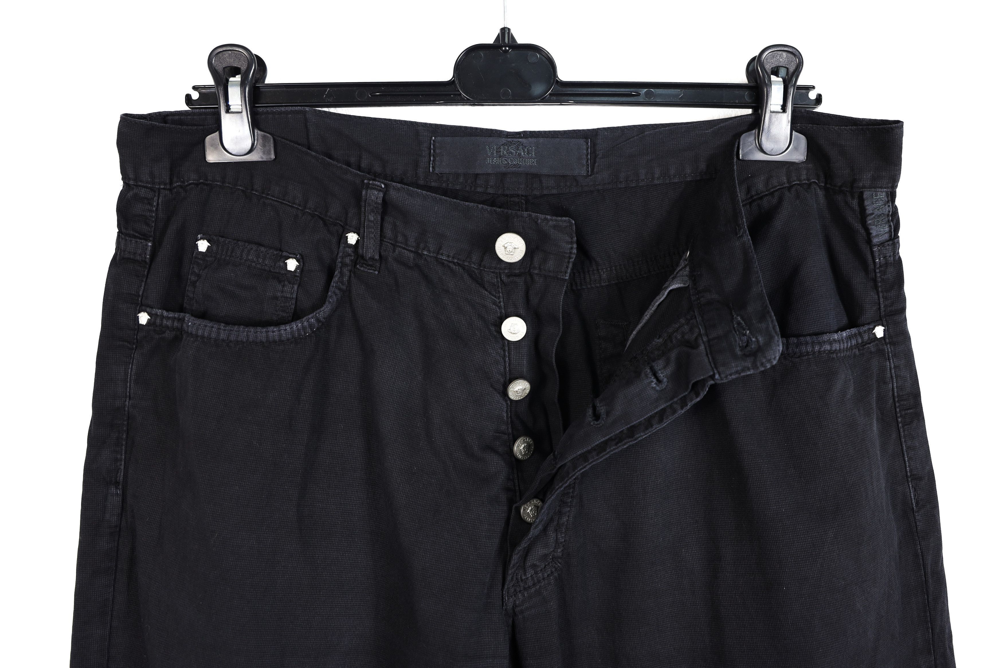 Versace Vintage Versace Jeans Couture Medusa Buttons Pants 50 Size US 36 / EU 52 - 5 Thumbnail