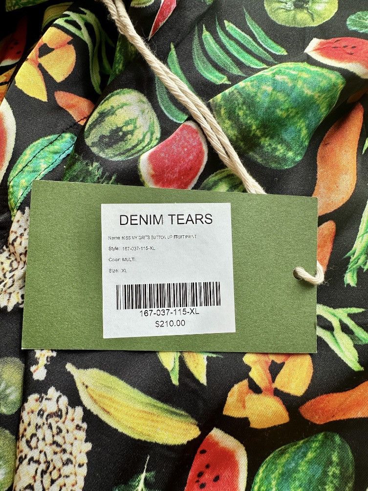DENIM TEARS NEW AFRICAN DIASPORA GOODS DENIM TEARS SHIRT XL FRUIT VEG Size US XL / EU 56 / 4 - 7 Thumbnail