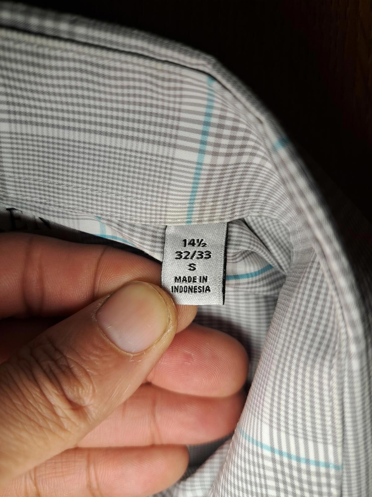 Polo Ralph Lauren Ralph Lauren Dress Shirt Mens Small 14.5-32/33 Gray Plaid Size 36R - 3 Thumbnail