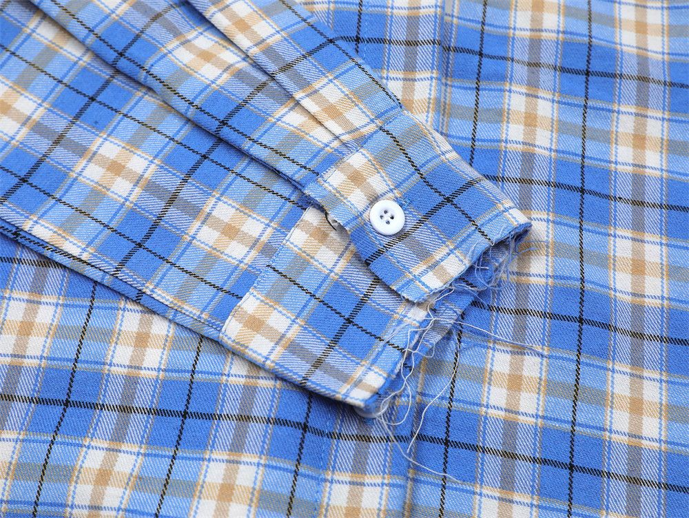 Vintage Japanese loose men's casual loose plaid long sleeve shirt Size US M / EU 48-50 / 2 - 5 Thumbnail