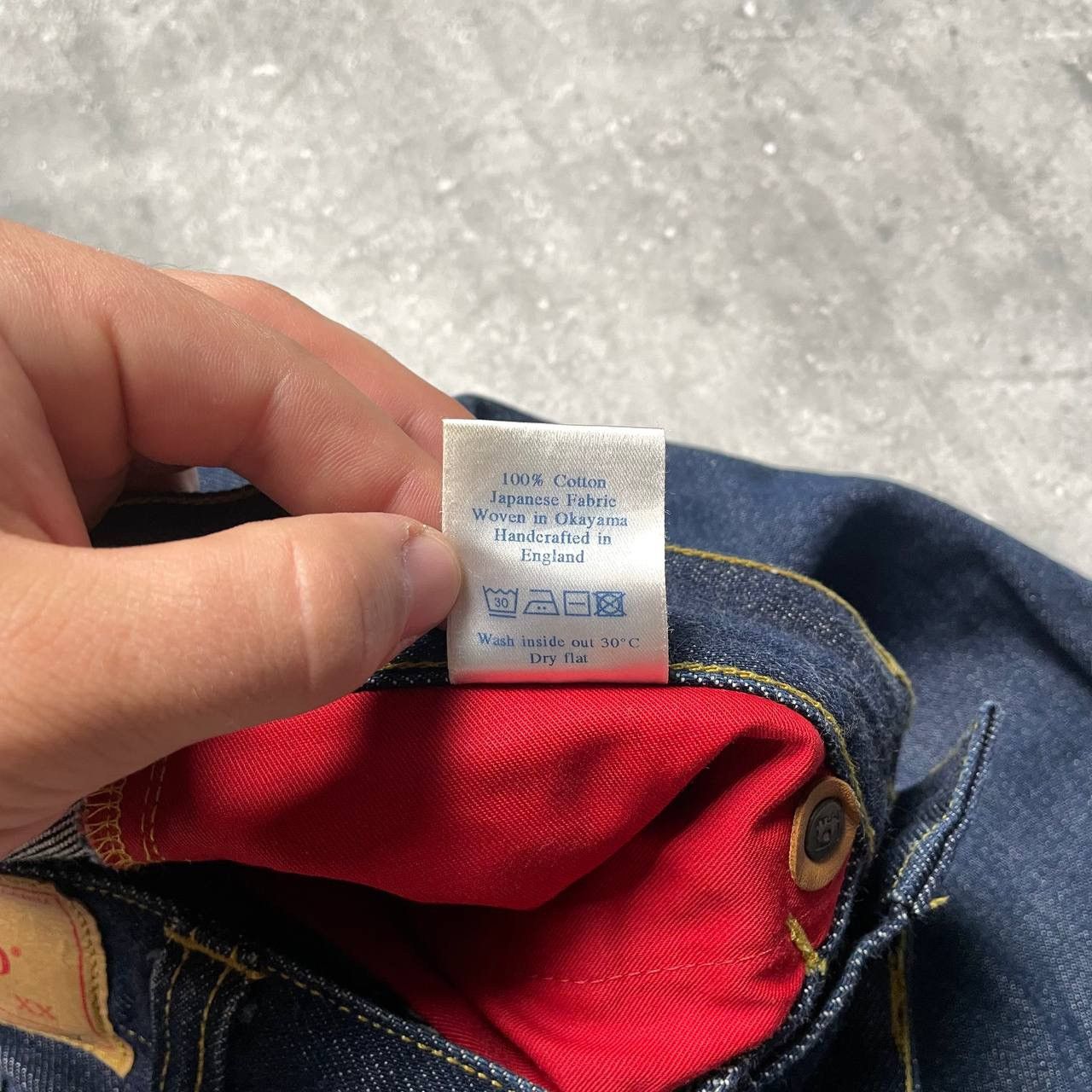Japanese Brand Joe & Co Collier 14.5 oz Japanese Blue Selvedge Jeans W30 Size US 30 / EU 46 - 19 Thumbnail