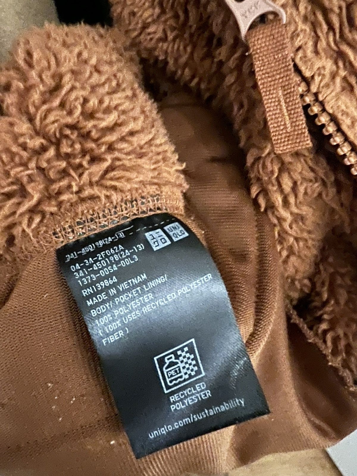 Uniqlo Uniqlo mens orange fur sherpa XL Size US XL / EU 56 / 4 - 3 Thumbnail