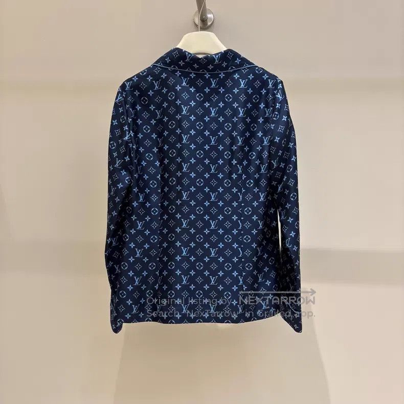 Louis Vuitton Louis Vuitton ESCALE long sleeve pajama shirt Size XS / US 0-2 / IT 36-38 - 2 Thumbnail