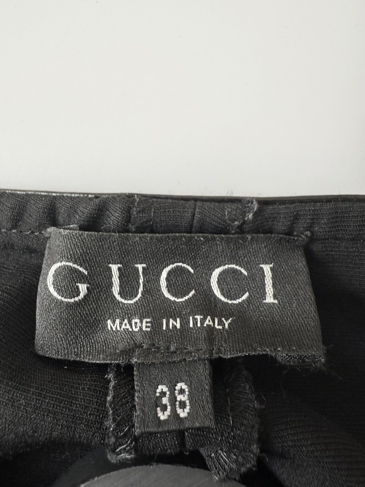 Gucci F/W 1997 Gucci by Tom Ford G-Buckle Patent Stretch Pants Size 26" / US 2 / IT 38 - 7 Thumbnail