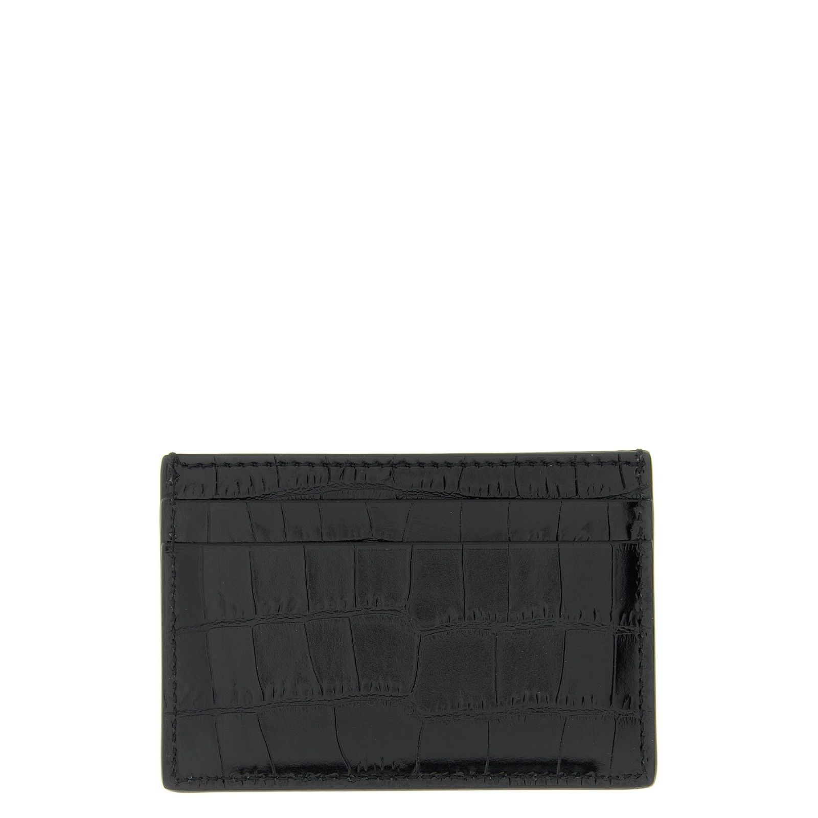 Tom Ford TOM FORD Black Embossed Leather Card Holder New & Authentic Size ONE SIZE - 2 Thumbnail