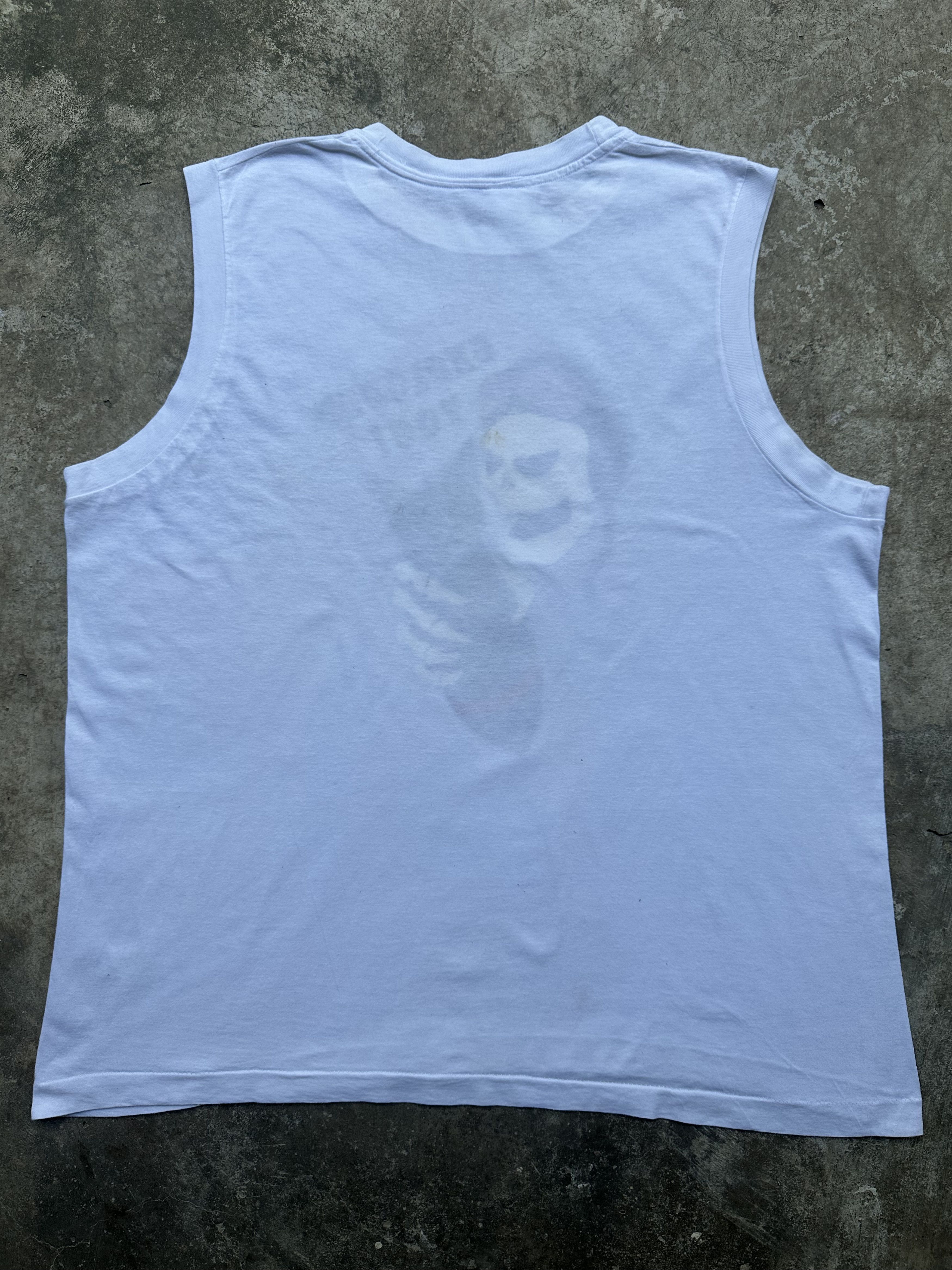 Vintage Rare!! Vintage 80s Exploded You Sleeve Less Tee Size US L / EU 52-54 / 3 - 2 Thumbnail