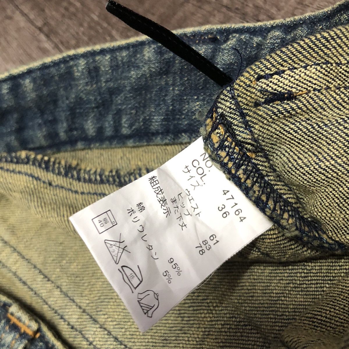 Japanese Brand Vintage Play Chess Flared Jeans Bondage Design Size US 28 / EU 44 - 21 Thumbnail