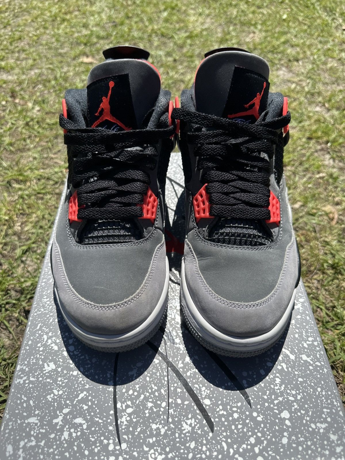 image of Infd Jordan 4S Shoes in Black, Men's (Size 8)