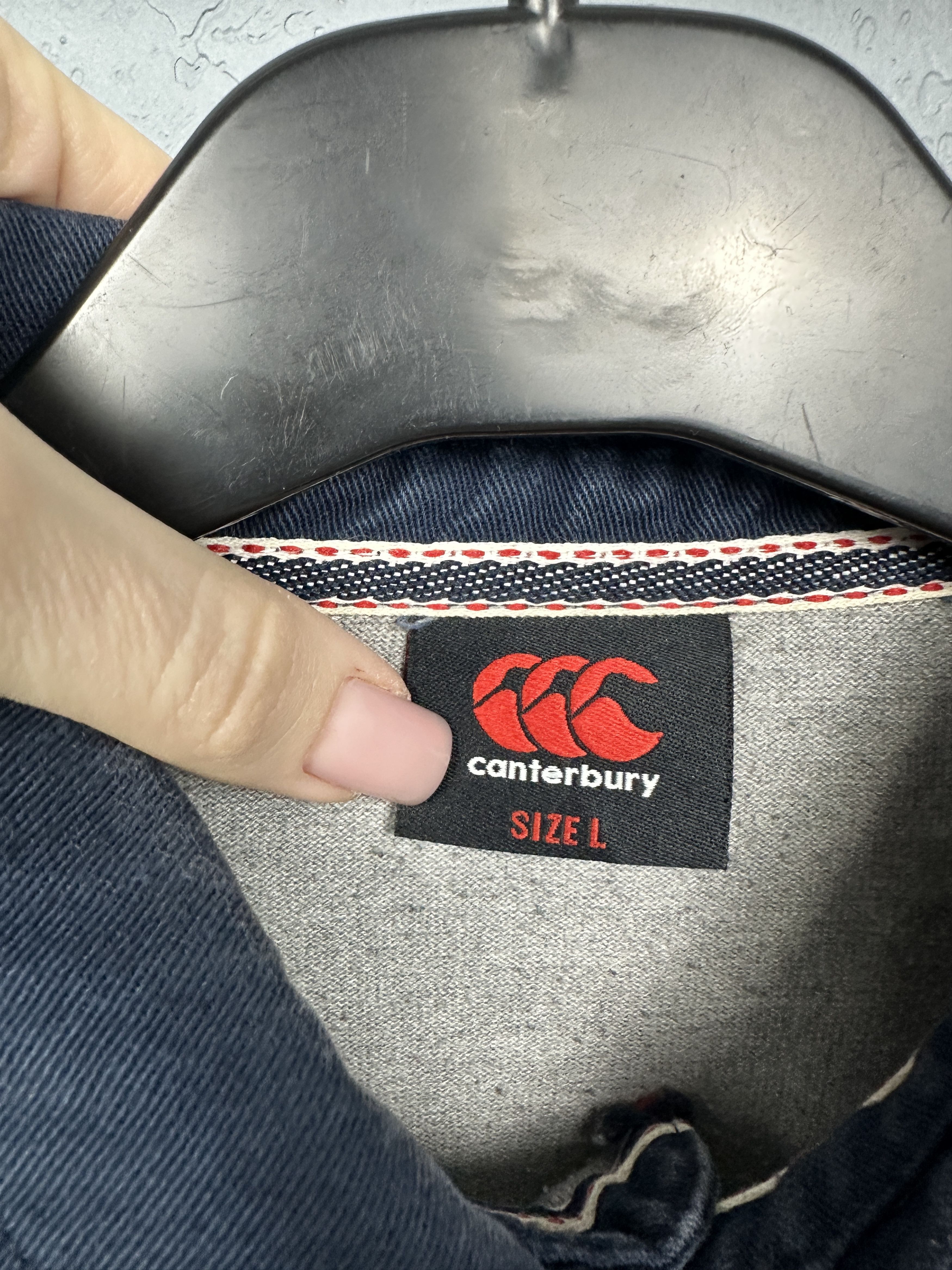 Canterbury of New Zealand Canterbury Mens England Rugby Long Sleeve Polo Shirt Size US L / EU 52-54 / 3 - 3 Thumbnail