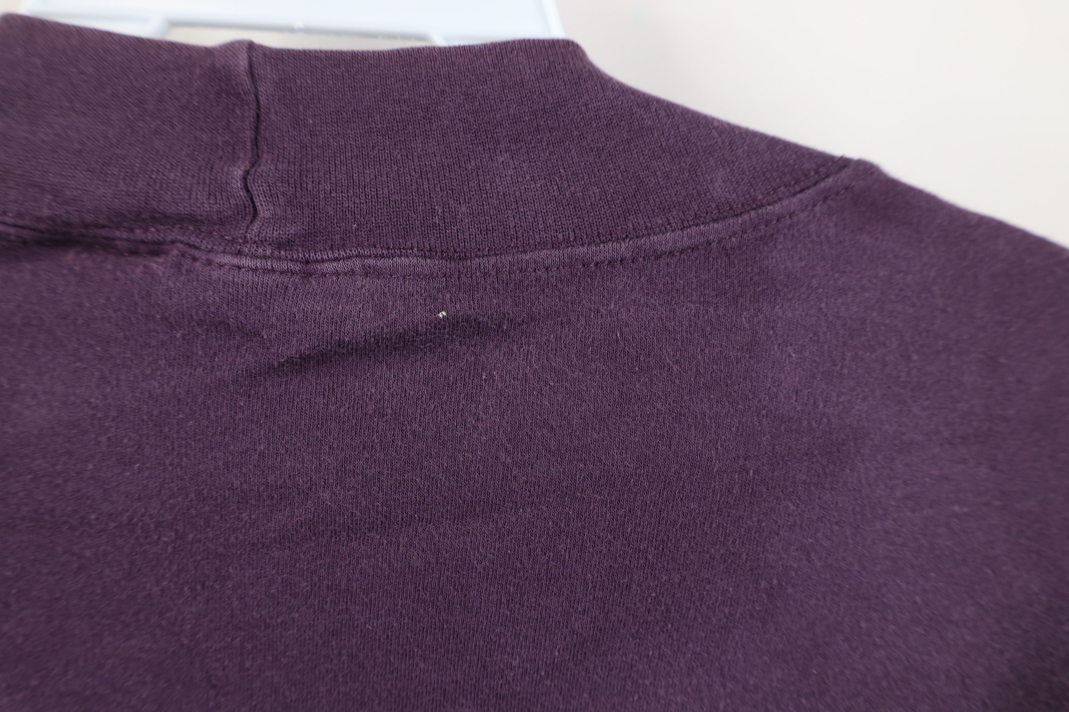 Vintage Vintage 90s Streetwear Mock Neck Long Sleeve T-Shirt Purple Size US XXL / EU 58 / 5 - 9 Thumbnail