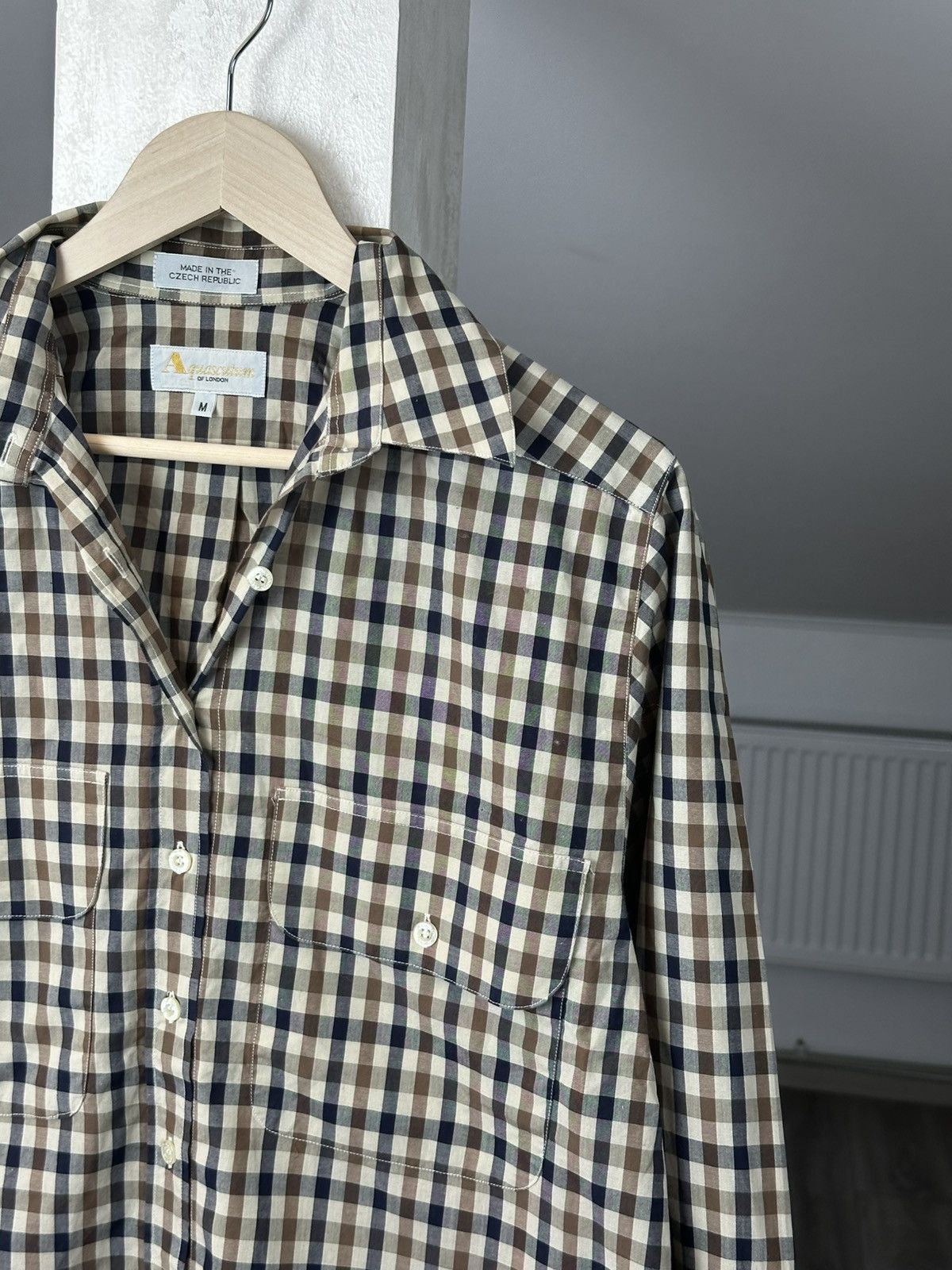 Aquascutum Aquascutum Cotton Shirt Size M Size US M / EU 48-50 / 2 - 3 Thumbnail