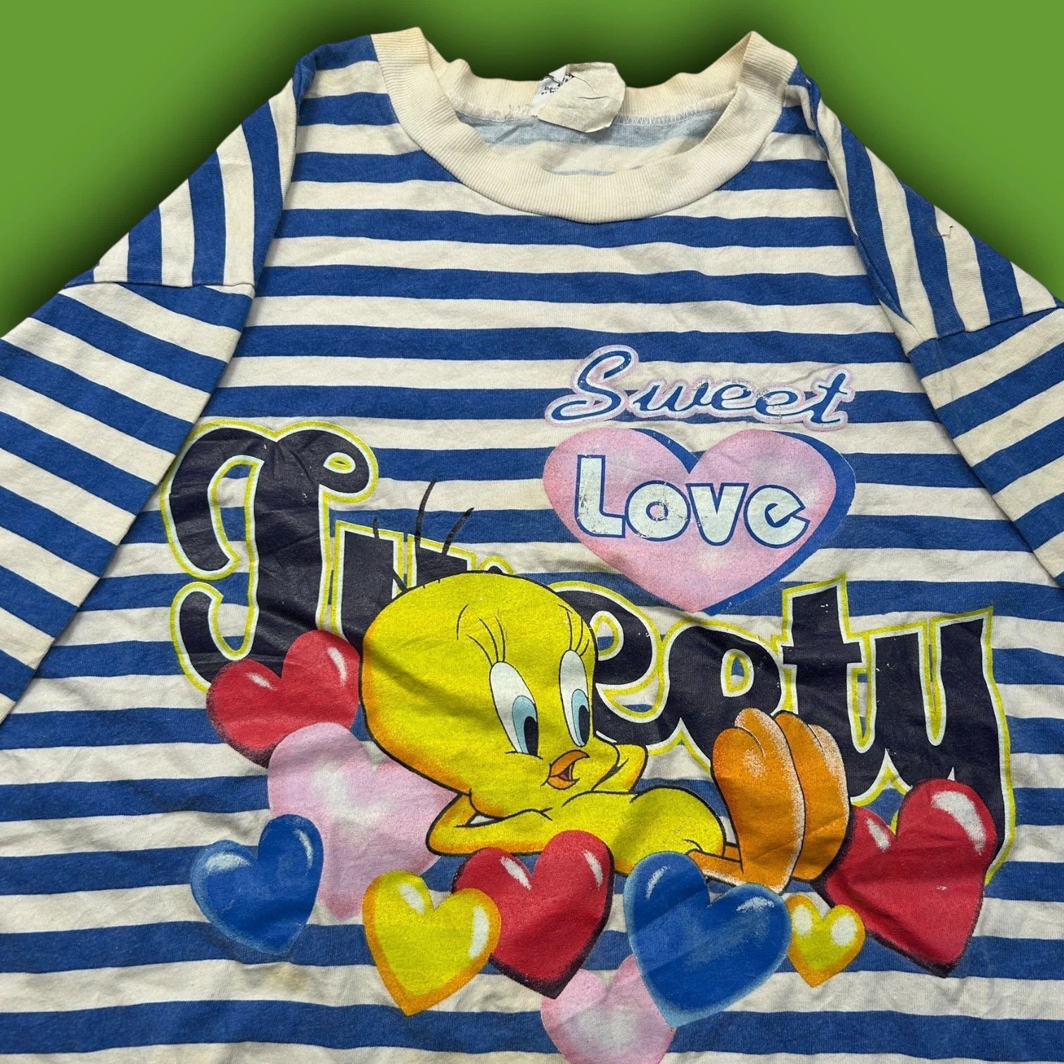 Vintage Vintage 90s Looney Tunes Tweetie Pie Single Stitch T Shirt Size US M / EU 48-50 / 2 - 1 Thumbnail