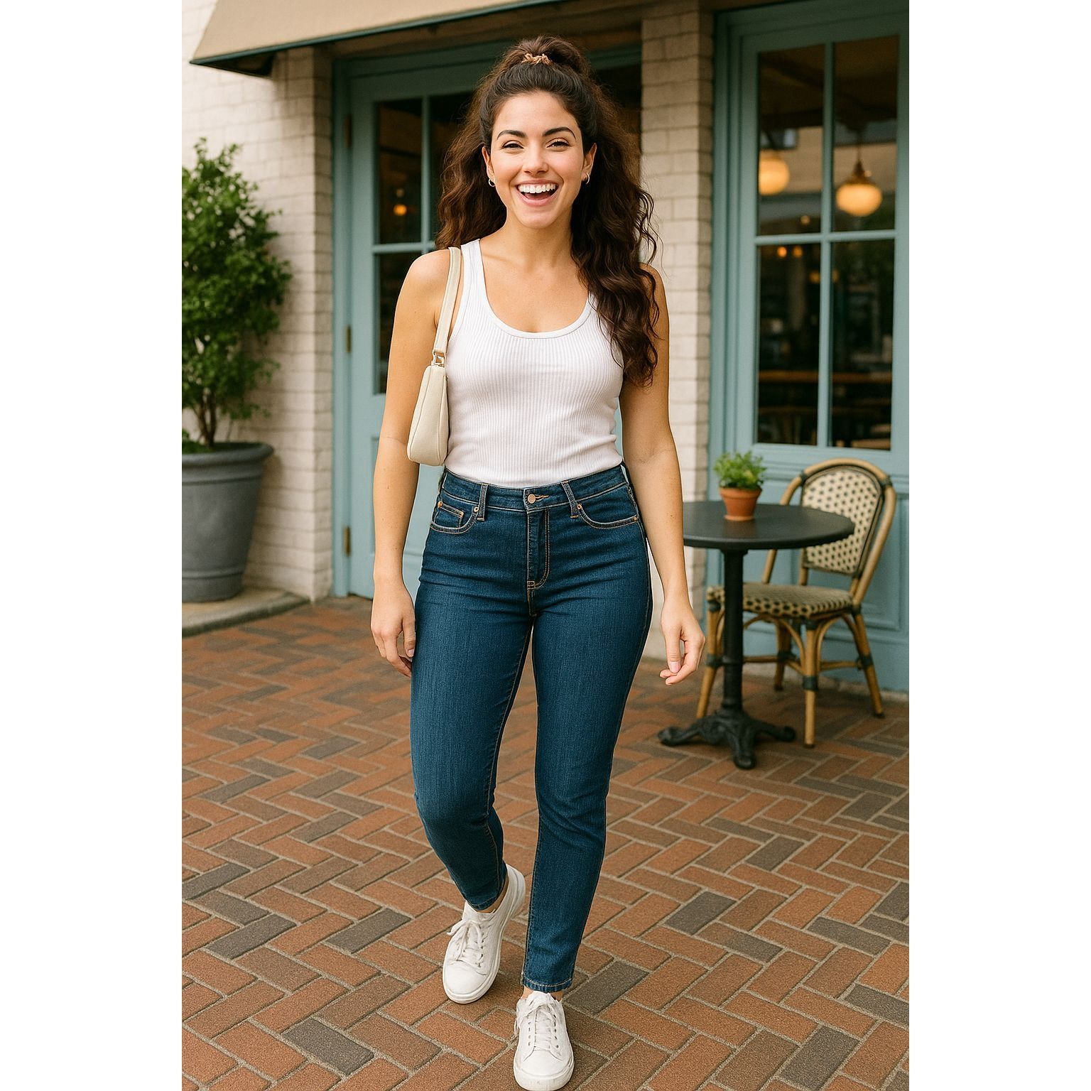 Other 2 BWU Juniors Skinny Jeans Size 3 Stretch Denim Dark Wash Em Size 28" / US 6 / IT 42 - 1 Thumbnail