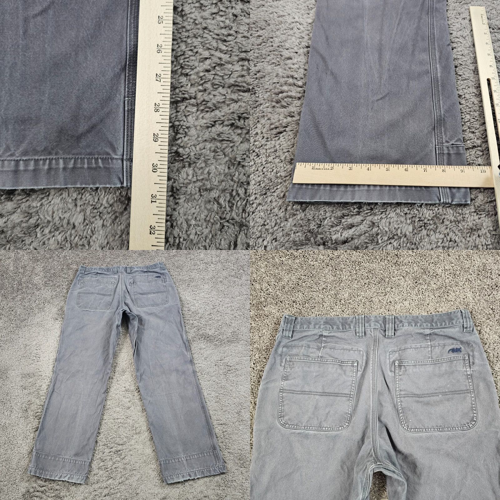 Mountain Khakis VINTAGE Mountain Khakis Pants Men 34x31 Gray Canvas Khakis Relaxed Fit Workwear Size US 34 / EU 50 - 8 Thumbnail