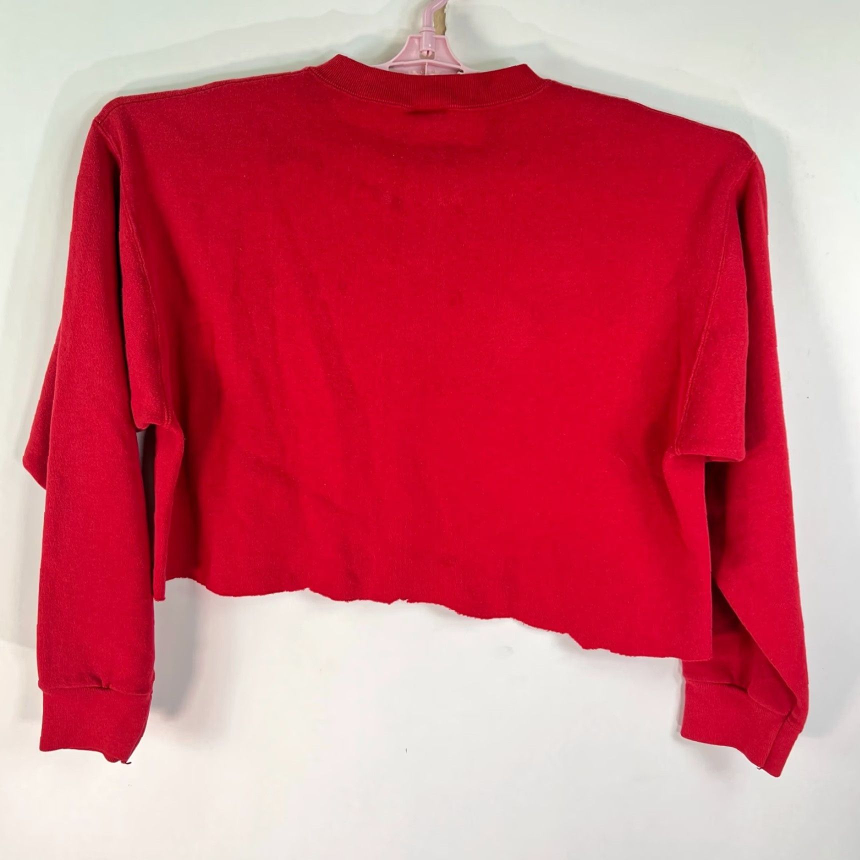 Vintage VINTAGE 1993 Ohio State Buckeyes Crop Sweatshirt Womens Large Red Pullover Activewear Jersey Size L / US 10 / IT 46 - 7 Thumbnail