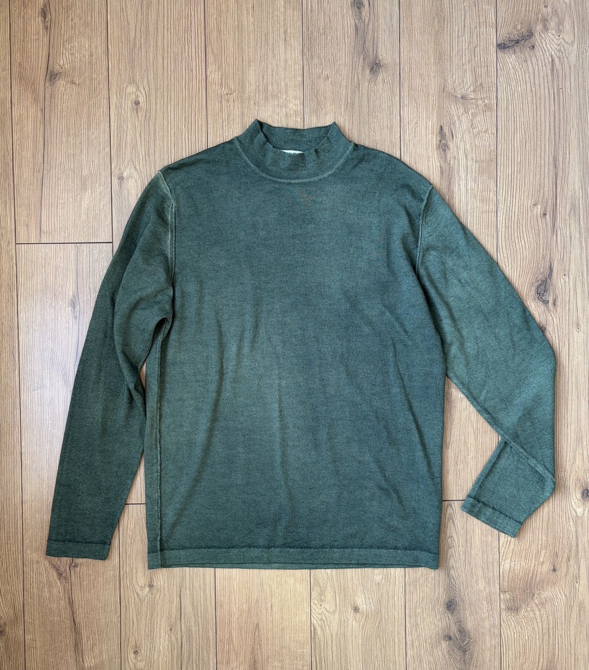 Crossley Crossley Gradient Green Wool Sweater Size US L / EU 52-54 / 3 - 1 Thumbnail