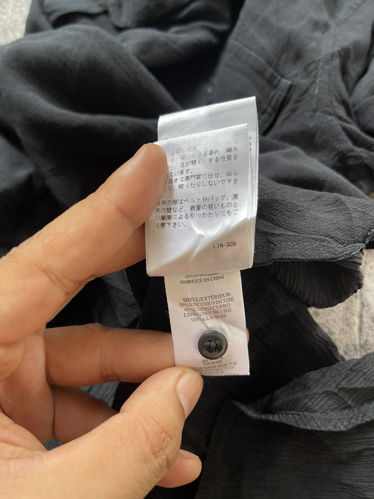 Helmut Lang Helmut Lang Big Pocket Black Long Shirt Size US M / EU 48-50 / 2 - 10 Thumbnail