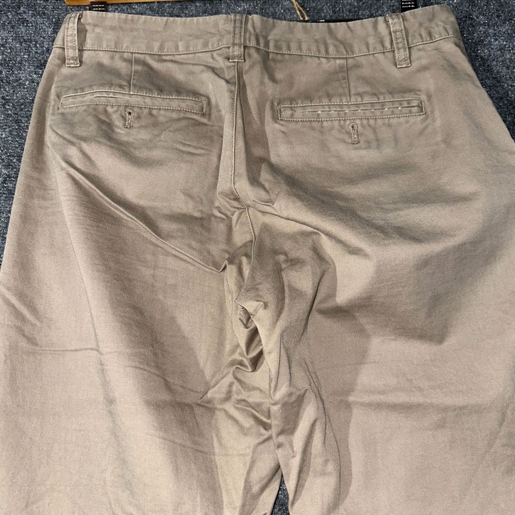 Bonobos Bonobos Pants Mens 31 Slim Fit Chino Tan Cotton Stretch Flat Front Pockets Size US 31 - 8 Thumbnail