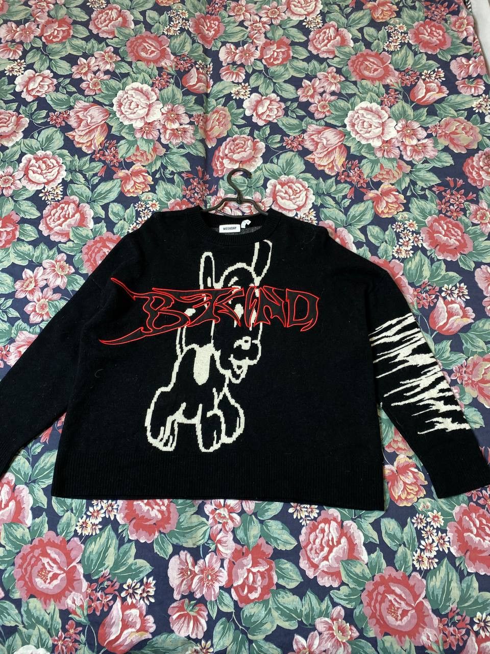 Vintage × Weekday WEEKDAY Y2K 00's Men's Oversize Sweater Size US XS / EU 42 / 0 - 16 Thumbnail
