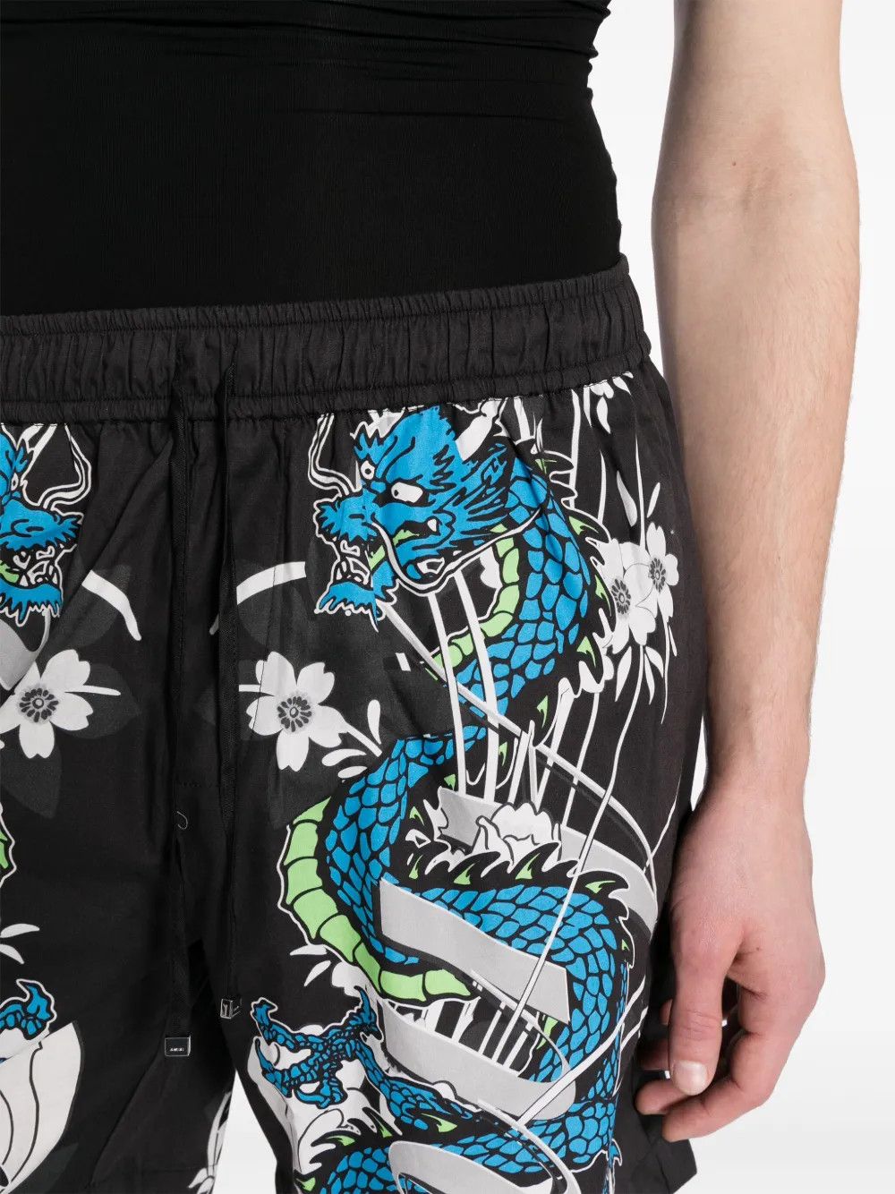 Amiri o1mle0326 Dragon Shorts in Multicolor Size US 40 / EU 56 - 5 Thumbnail