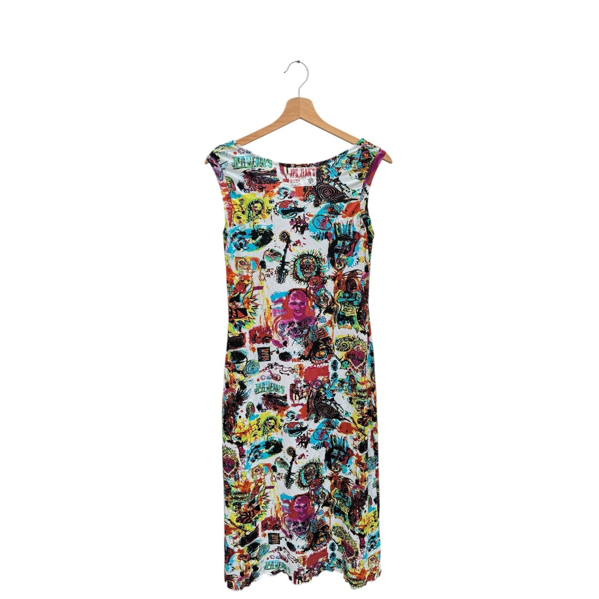 Jean Paul Gaultier 1990s Long Mesh Dress – Basquiat-Style Size M / US 6-8 / IT 42-44 - 4 Thumbnail